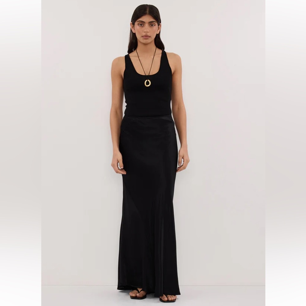 Dissh Black Maxi Skirt